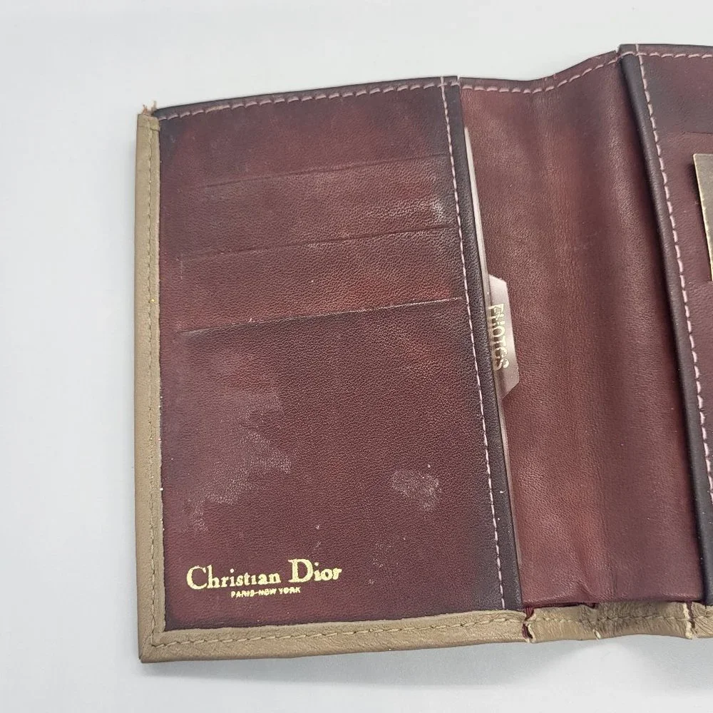 Christian Dior Vintage Leather Wallet